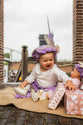 Pietenmuts Gepersonaliseerd – Lila met Strik