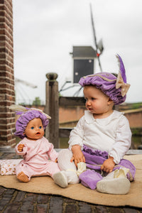 Pietenmuts Gepersonaliseerd – Lila met Strik