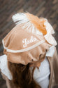 Pietenmuts Gepersonaliseerd – Beige met Strik