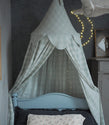 Bedhemel Mousseline Ruit Mint - Dubbellaags