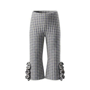 Your Wishes - Check Flared Legging
