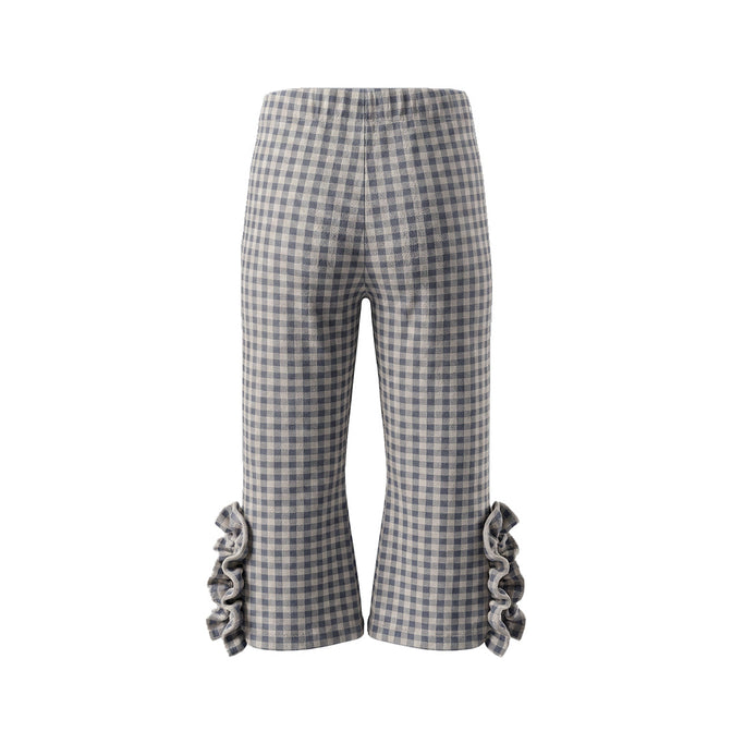 Your Wishes - Check Flared Legging