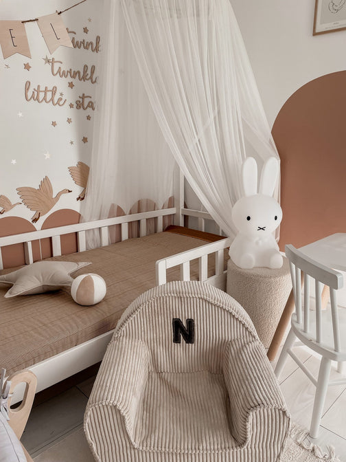 Rib Chair Off White - mit gesticktem Namen