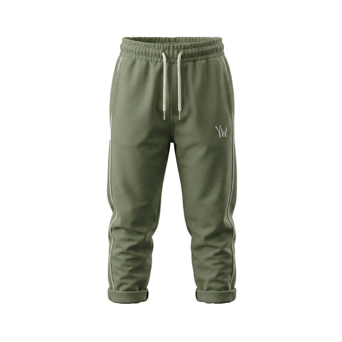 Your Wishes - Solid Wide Jogger Groen