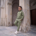 Your Wishes - Solid Wide Jogger Groen