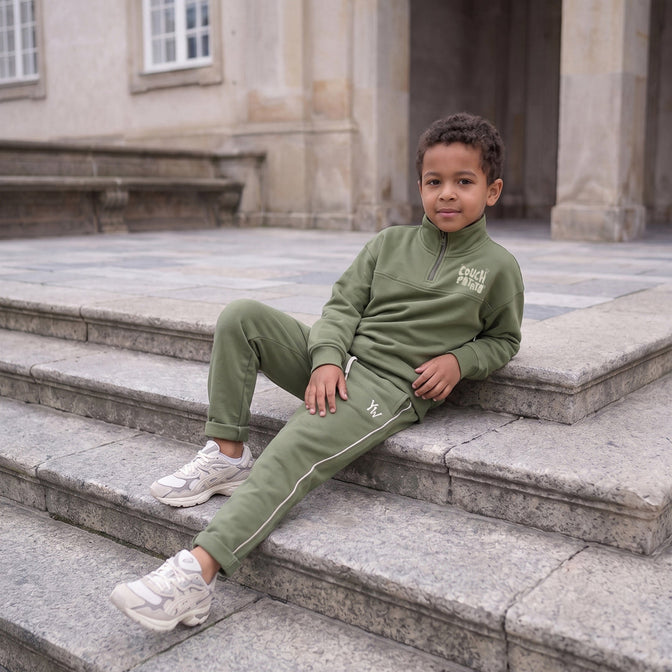 Your Wishes - Solid Wide Jogger Groen
