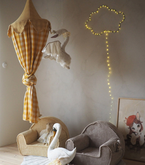 Rib Chair Sandy Yellow - mit gesticktem Namen