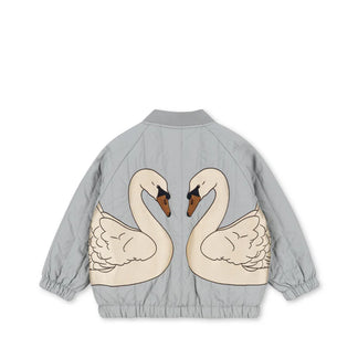 Juno Bomber Jacket - Sleet Swans