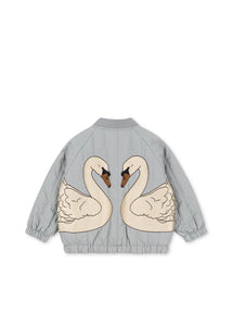 Juno Bomber Jacket - Sleet Swans