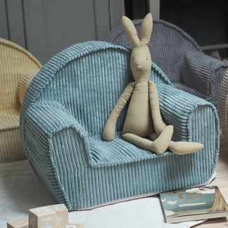 Rib Chair Peppermint Green - mit gesticktem Namen