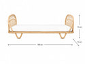 Rotan peuterbed / juniorbed Jade