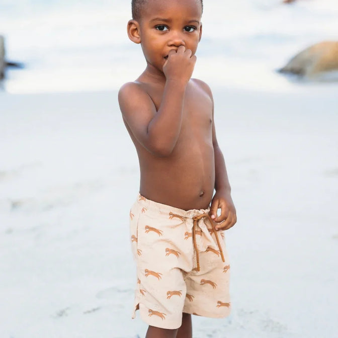 Roamer Braune UV-Badehose für Jungen