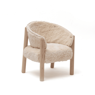 Charlie Crane SABA FUR MILK Stuhl