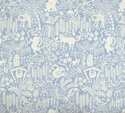 Tropical Jungle Behang Blauw - Happy Wall