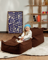 Square Ottoman Warm Hazel - WigiWama