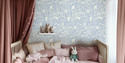 Tropical Jungle Behang Blauw - Happy Wall