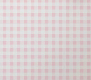 Roze Gingham Ruit Behang - Happy Wall