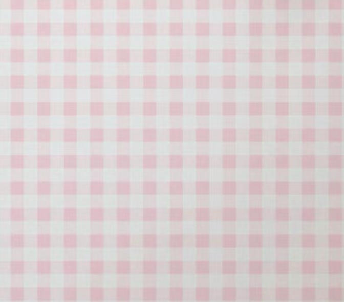 Roze Gingham Ruit Behang - Happy Wall