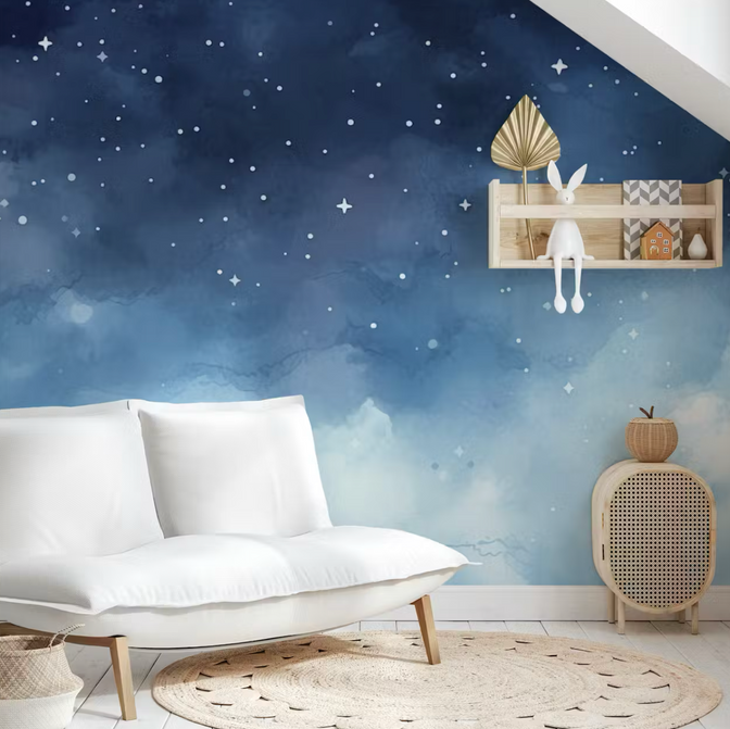 Prachtige Nacht Behang - Happy Wall