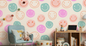 Groovy Happy Behang - Happy Wall