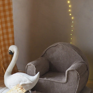 Rib Chair Sugar Brown - mit gesticktem Namen