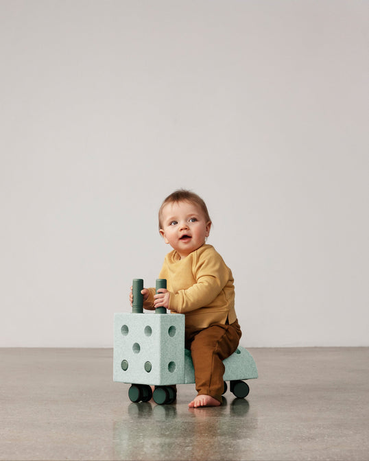 Tiny Ride - Ocean Mint / Forest Green