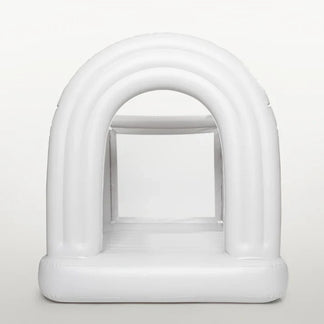 Regenbogen-Hüpfburg Grau