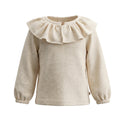 Your Wishes - Mini Jacquard Ruffle Collar Longsleeve