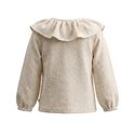 Your Wishes - Mini Jacquard Ruffle Collar Longsleeve