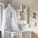 Stofsamples Bedhemel - Tule