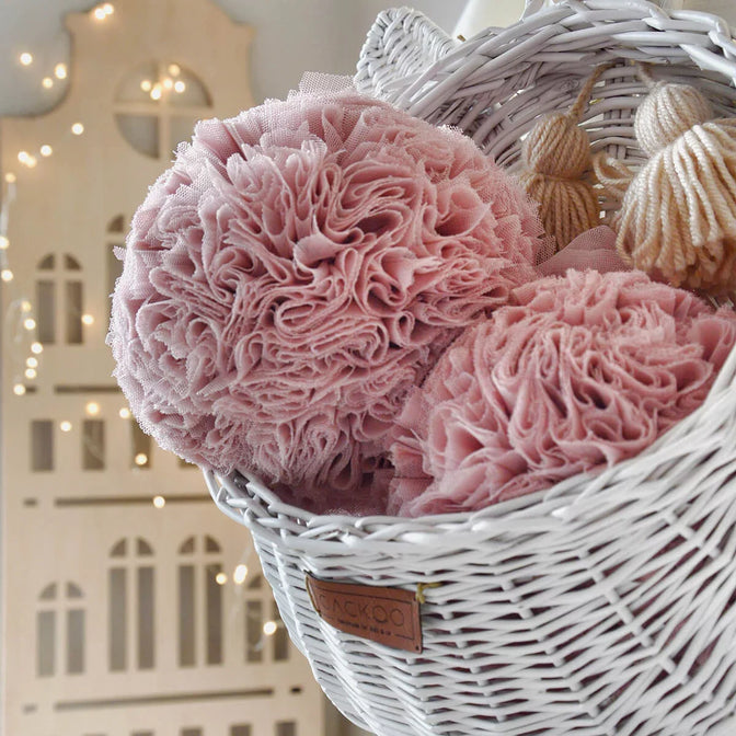 Stofsamples Bedhemel - Tule