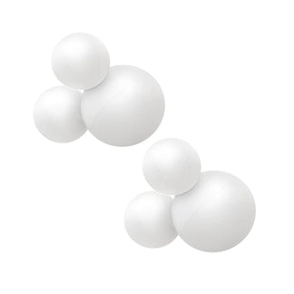 Wiederverwendbare 3er-Ballongirande Weiß 2er-Set - Balloony