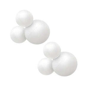 Wiederverwendbare 3er-Ballongirande Weiß 2er-Set - Balloony