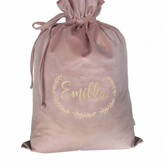 Geschenkset natur rosa mit Namen