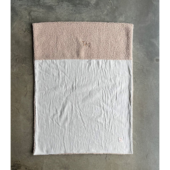 Weiche "Teddydecke" OHNE Namen - beige