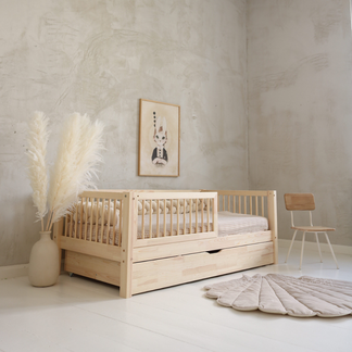 Standardbett Lize mit Bettkasten - 90x190cm