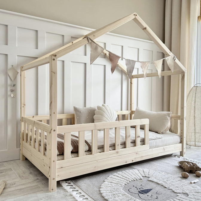 Betthaus Lia Naturholz - 140x200cm