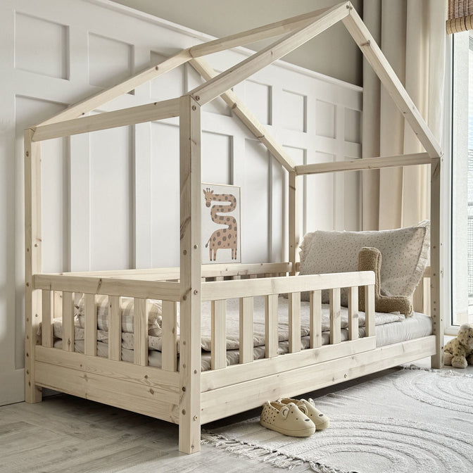 Betthaus Lia Naturholz - 90x200cm