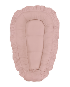 Babynestchen mit Rüschen rosa - Lulumi