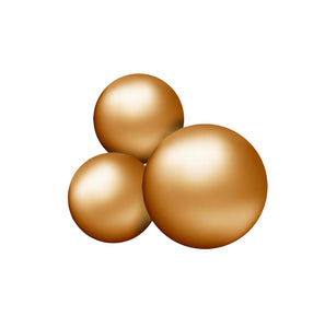 Wiederverwendbare Ballongirlande aus 3 Goldballons - Balloony