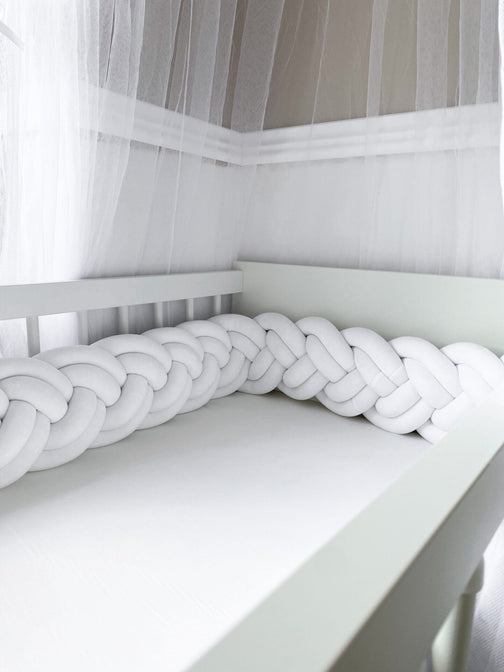 Geflochtene Bettumrandung schmal, doppelspurig - Lulumi 