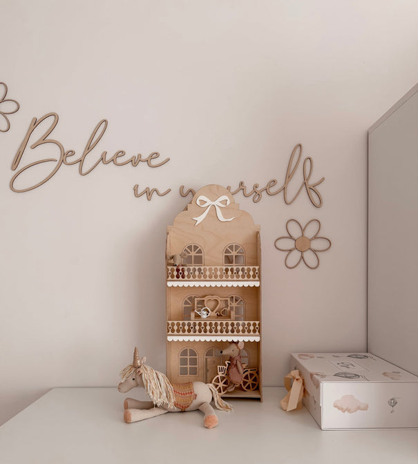 Wandpuppenhaus Schöne Schleife