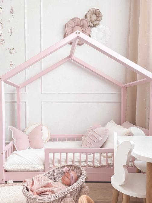 Betthaus Suze Rosa - 90x190cm