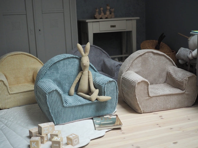 Rib Chair Peppermint Green - mit gesticktem Namen