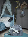 Bedhemel Mousseline Ruit Mint - Dubbellaags