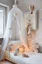 Stofsamples Bedhemel - Tule