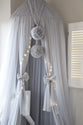 Stofsamples Bedhemel - Tule