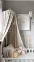 Stofsample Bedhemel - Mousseline