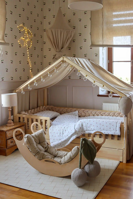 Bedhemel doek mousseline voor een bedhuisje - uit voorraad leverbaar