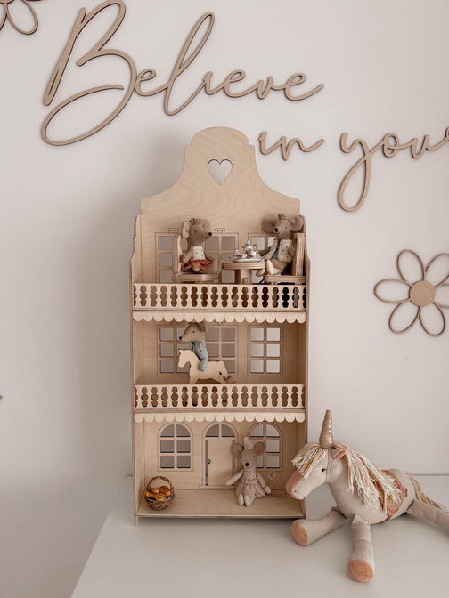 Wandpuppenhaus Schönes Herz